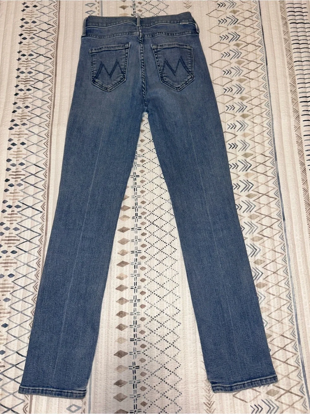 MOTHER The Mid Rise Dazzler Ankle Jeans - Blue size 25